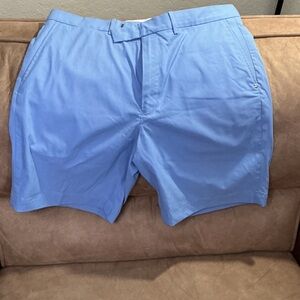 Ralph Lauren Men's Sky Blue Flat Front Shorts RLX